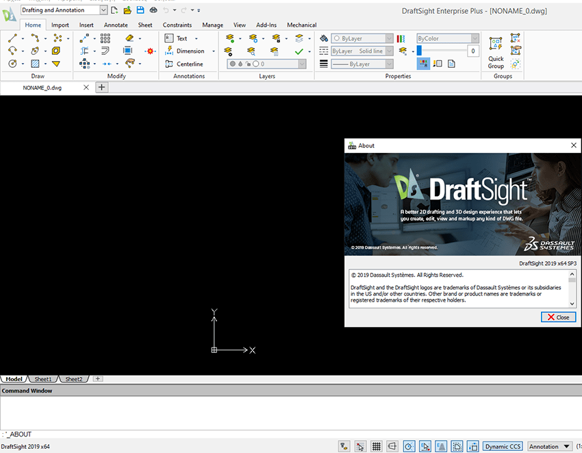 تصاویر · ڈاؤن لوڈ، اتارنا DraftSight Enterprise Plus 2026 SP1 x64 کے لئے