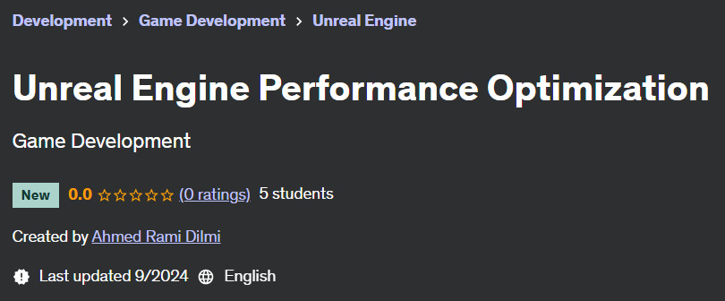Pictures · Udemy — Unreal Engine Performance Optimization 2024-8