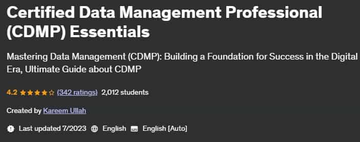 Pictures · Certified Data Management Professional (CDMP) Essentials 2023-7