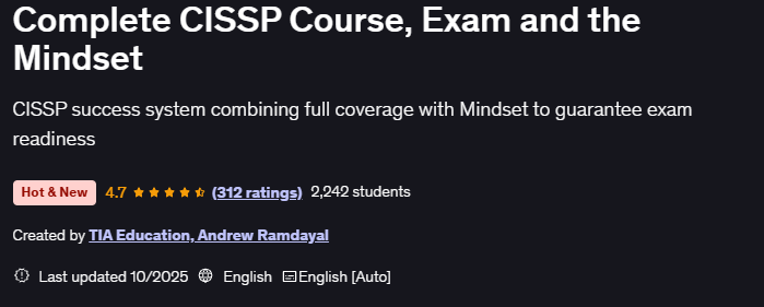 Bilder · Komplett CISSP Kurs, Prüfung und Mindset 2025-10