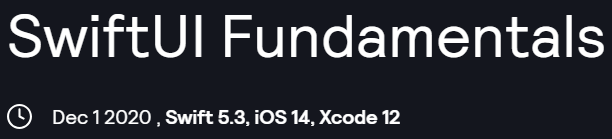 Pictures · Kodeco — SwiftUI Fundamentals 2020-12