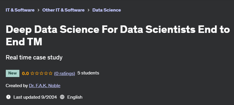 Pictures · Udemy — Deep Data Science For Data Scientists End to End TM 2024-5