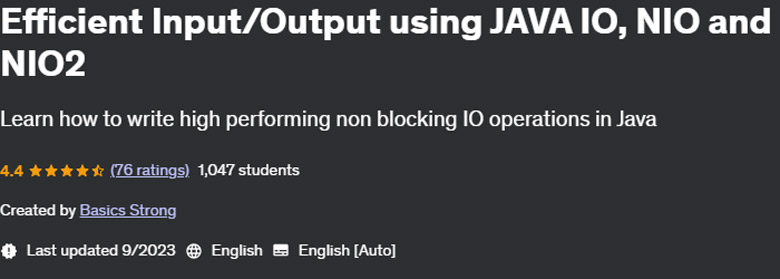 Pictures · Efficient Input/Output using JAVA IO, NIO and NIO2 2022-9