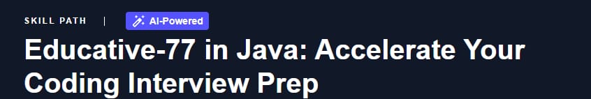 Pictures · Educative — 77 in Java: Accelerate Your Coding Interview Prep 2024-9