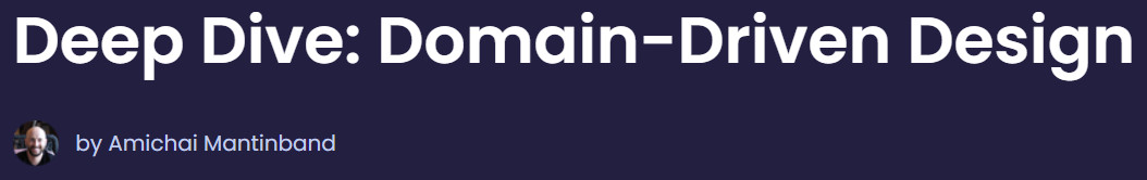 Изображения · Дометрейн - Deep Dive: Domain-Driven Design 2024-5