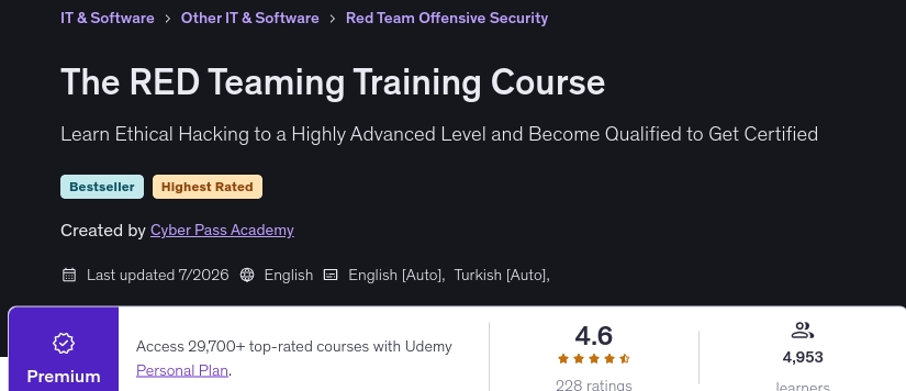Pictures · Udemy — The RED Teaming Training Course 2026-7