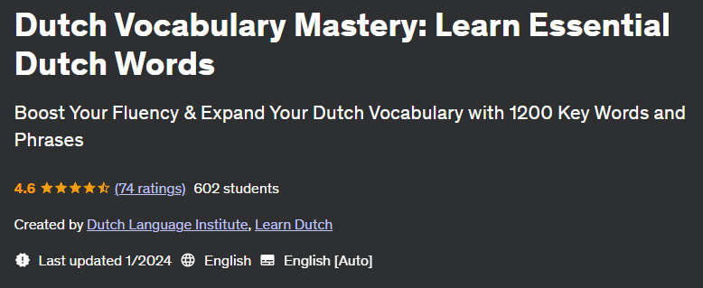 Pictures · Udemy — Dutch Vocabulary Mastery: Learn Essential Dutch Words 2023-6