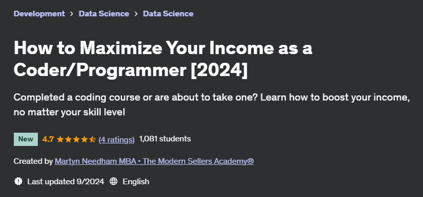 Pictures · Udemy — How to Maximize Your Income as a Coder/Programmer [2024] 2024-9