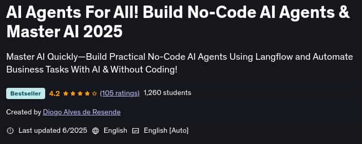 Pictures · AI Agents For All! Build No-Code AI Agents & Master AI 2025 2025-6
