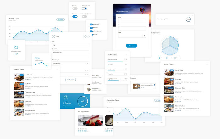 Pictures · Piaf Vuejs v5.2.2 – Vuejs Admin Template