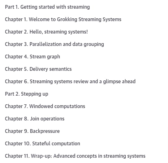 Темы курса · Орелли – Grokking Streaming Systems, видеоиздание 2022-3