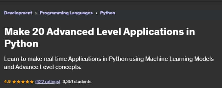 Pictures · Udemy — Make 20 Advanced Level Applications in Python 2024-5
