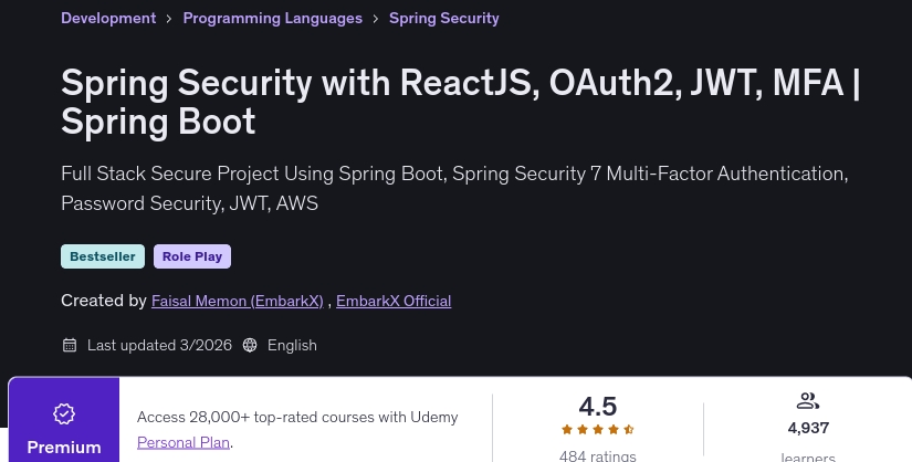画像 · 春のセキュリティ ReactJS、OAuth2、JWT、MFAの春のボート 2026-3