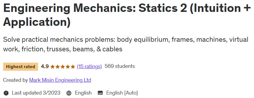 Pictures · Udemy — Engineering Mechanics: Statics 2 (Intuition + Application) 2023-3