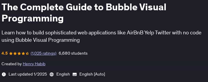 Pictures · Udemy — The Complete Guide to Bubble Visual Programming 2025-1