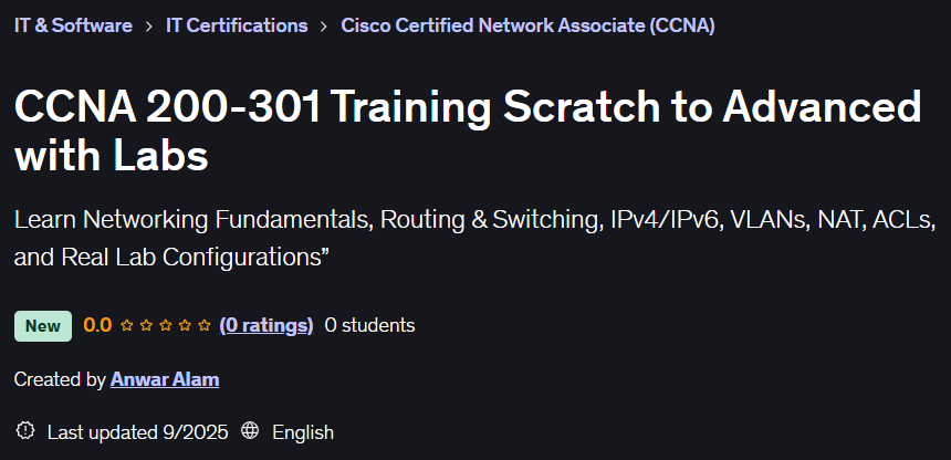 Pictures · Udemy — CCNA 200-301 Training Scratch to Advanced with Labs 2025-9