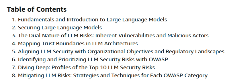 Temas del curso · El Pacto - AI-Native LLM Seguridad: amenazas, defensas y mejores prácticas para construir seguro y confiable AI 2025