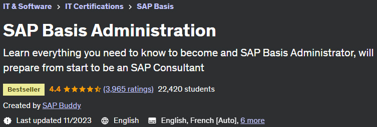 Pictures · Udemy — SAP Basis Administration 2023-11