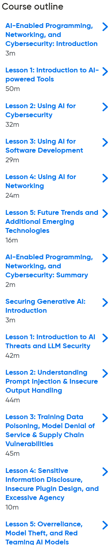 课程主题 · Oreilly - 防守和部署 AI 2025-9