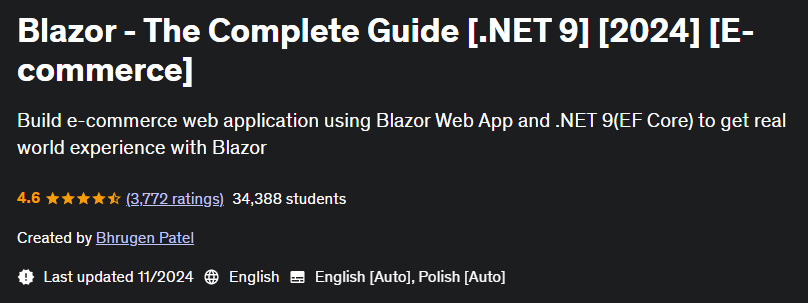 Pictures · Udemy — Blazor – The Complete Guide [.NET 9] [2024] [E-commerce] 2024-11