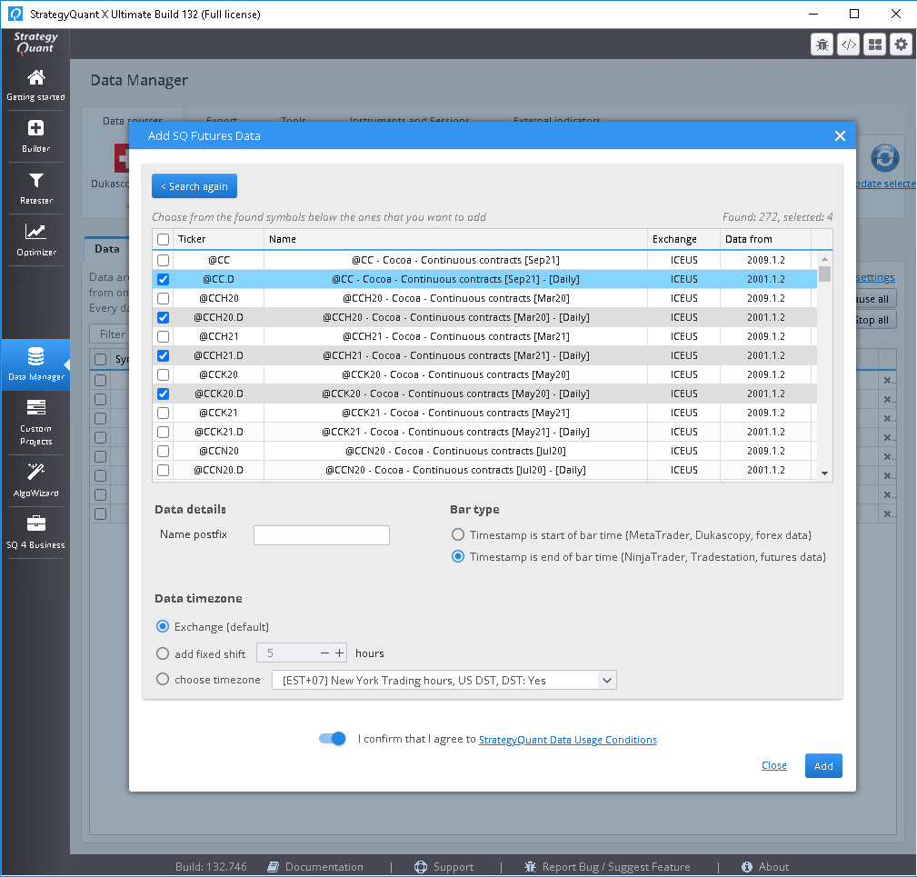 Pictures · StrategyQuant X Ultimate Build 133 Windows/Liunx/macOS