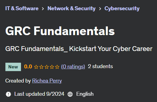 Pictures · Udemy — GRC Fundamentals 2024-9