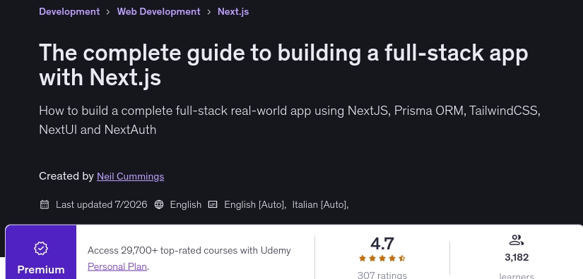 Bilder · Der komplette Guide zum Erstellen einer vollständigen Stack-App mit Next.js 2026-7