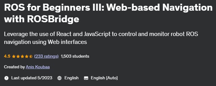 Pictures · Udemy — ROS for Beginners III: Web-based Navigation with ROSBridge 2023-5