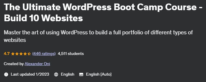Pictures · Udemy — The Ultimate WordPress Boot Camp Course – Build 10 Websites 2022-9