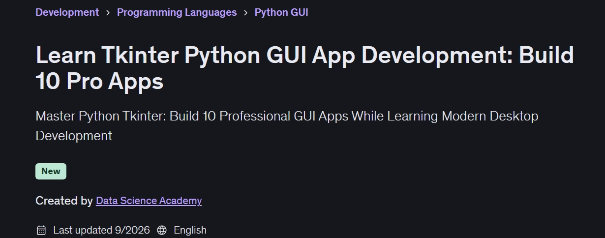 Images · Apprendre Tkinter Python Développement de l’application GUI: Build 10 Les apps 2026-9