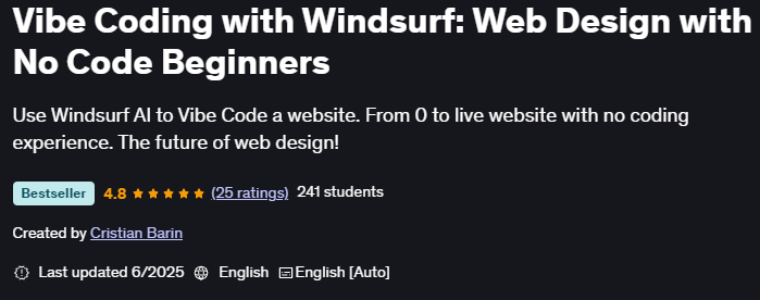 الصور · Vibe Coding with Windsurf: تصميم الويب مع لا كود المبتدئين 2025-6