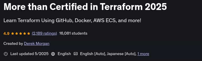 Pictures · More than Certified in Terraform 2025 2025-5
