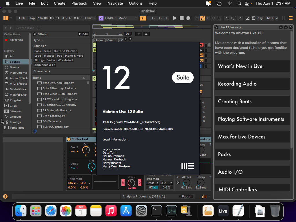 الصور · أبلتون Live Suite 12.4.5 Windows/macOS