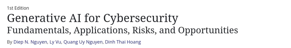 Bilder · CRC Press – Generativ AI für Cybersicherheit: Grundlagen, Anwendungen, Risiken und Chancen 2025