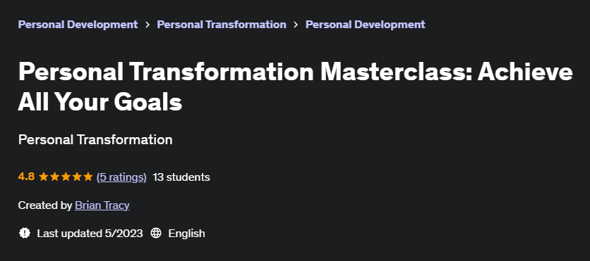 Pictures · Udemy — Personal Transformation Masterclass: Achieve All Your Goals 2023-5
