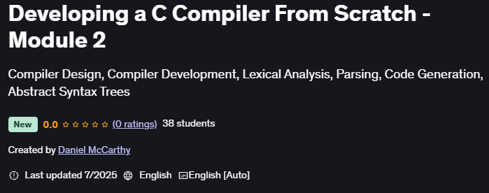 الصور · تطوير C Compiler من Scratch - وحدة 2 2025-7