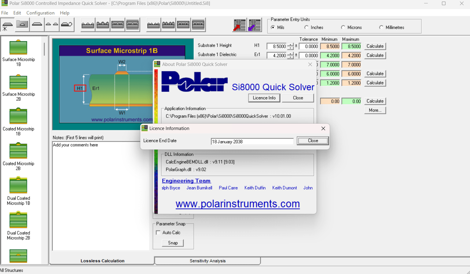 Pictures · Polar Instruments Si9000 25.01.01 + Speedstack 21.11.01