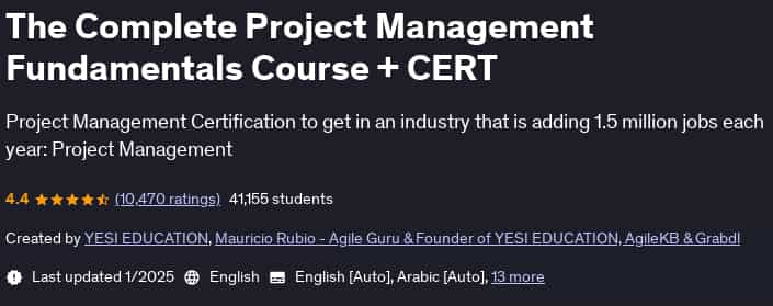 Pictures · Udemy — The Complete Project Management Fundamentals Course + CERT 2025-1