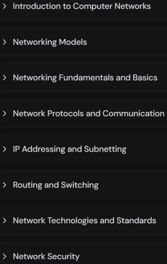 Course topics · TakeUForward — Computer Networks 2025-8