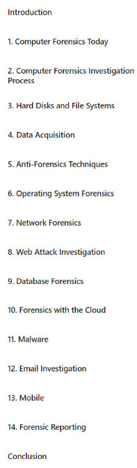 Course topics · LinkedIn — Computer Hacking Forensics Investigator (CHFI) Cert Prep 2023-10