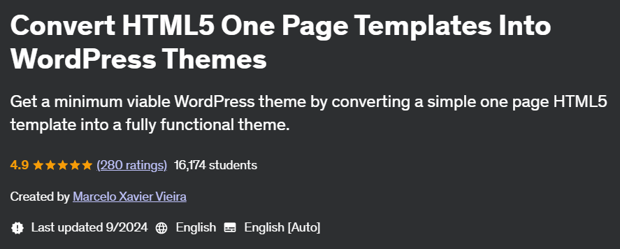 Pictures · Convert HTML5 One Page Templates Into WordPress Themes 2024-9
