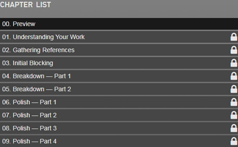 Course topics · The Gnomon Workshop — GAME ANIMATION: FROM CONCEPT TO UNITY 2024-2