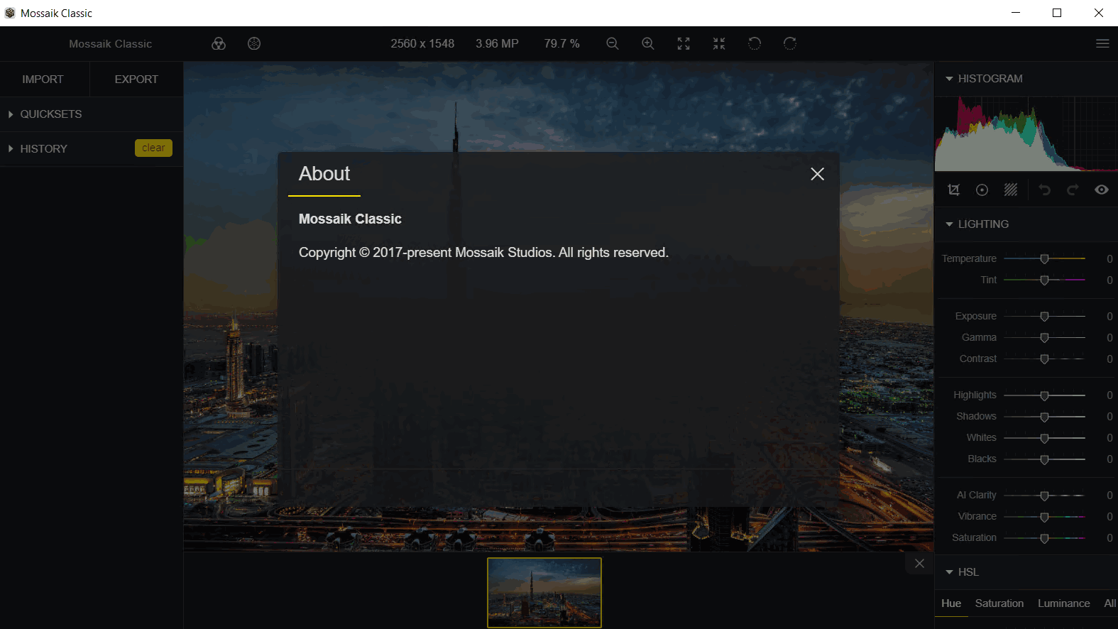 Pictures · Mossaik Classic Pro 2.3.33
