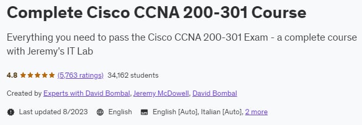 Pictures · Udemy — Complete Cisco CCNA 200-301 Course 2023-8