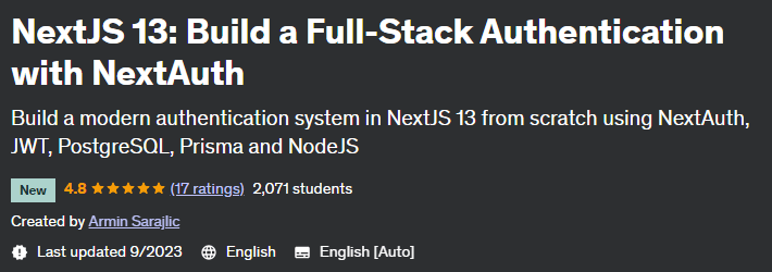 Pictures · Udemy — NextJS 13: Build a Full-Stack Authentication with NextAuth 2023-8