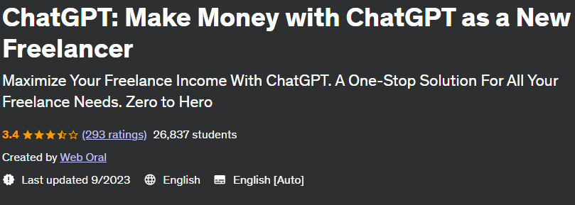 Pictures · Udemy — ChatGPT: Make Money with ChatGPT as a New Freelancer 2023-9