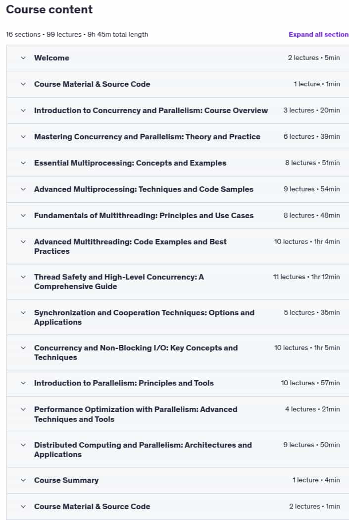 Kursthemen · High Level Java Concurrency (Multi-Threading) Kurs 2025-5