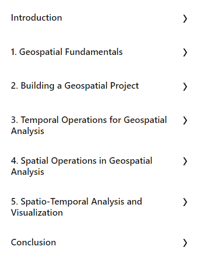 Course topics · LinkedIn — Hands-On PostgreSQL Project: Spatial Data Science 2024-11