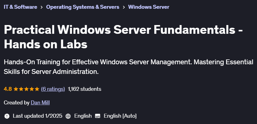 Pictures · Udemy — Practical Windows Server Fundamentals – Hands on Labs 2024-9