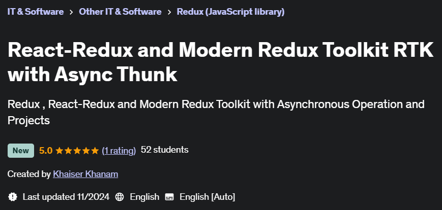 Pictures · Udemy — React-Redux and Modern Redux Toolkit RTK with Async Thunk 2024-11